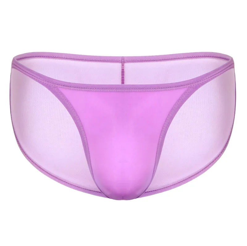 6PCS Sexy Underwear Men Briefs Seamless Low Waist Breathable Male Panties Ice Silk Mesh Ropa Interior Hombre Slip Calzoncillos