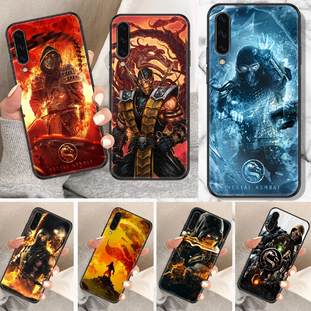 Чехол для телефона Mortal Kombat Game Samsung Galaxy A 10 12 20E 21S 30 32 40 50 51 52 70 71 72 5 6 7 2016 2018 черный арт -