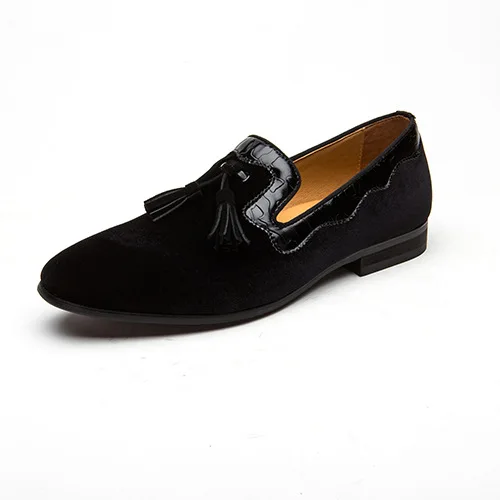 

Autumn new British men's casual shoes suede frosting trend