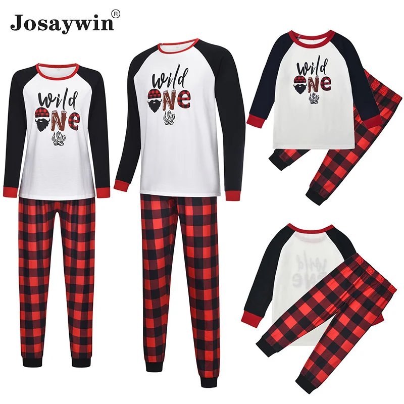 

Family Pajamas Set Adult Kid Letter Familia Matching Clothes Family Matchint Outfit Pyjamas Sets New Year Family Look Sleepwear
