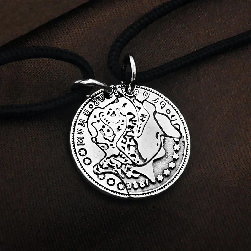 

FNJ Forever Love Pendant 925 Silver Original Pure S925 Thai Silver Pendants for Jewelry Making Women Men Lover