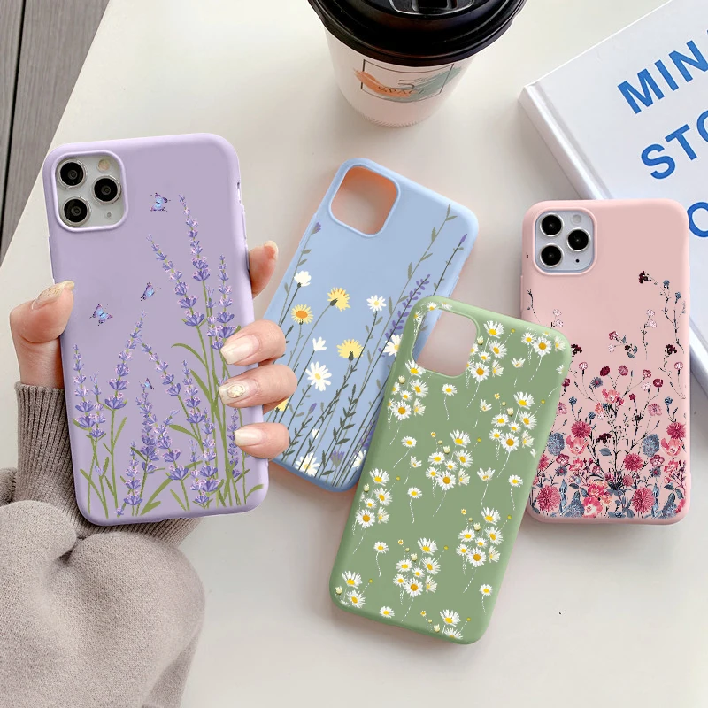 Роскошный чехол с цветочным рисунком для iPhone 15 12 11 13 14 Pro Max Mini 14Max X XR XS 7 8 6 Plus SE 20 2022