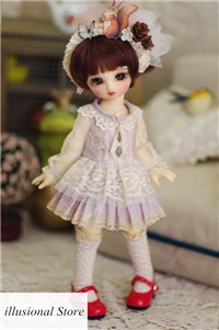 2 1/6 BJD SD кукольная одежда милое платье для 1/6 yosd Девочка Кукла Одежда - Цвет: 2