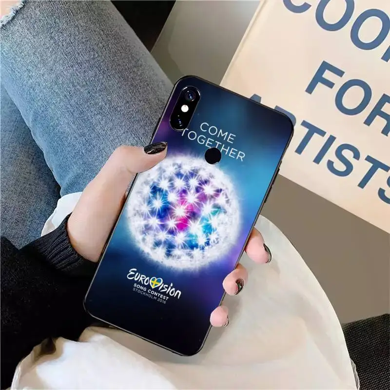 

Eurovision design logo pattern Phone Case For Xiaomi Redmi note 7 8 9 t max3 s 10 pro lite coque funda shell cover