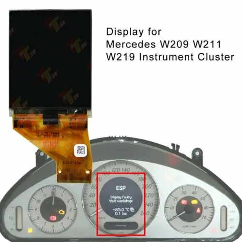Сменный блок инструментов для замены ЖК дисплея Mercedes Benz W209 W211 W219 ремонт пикселей