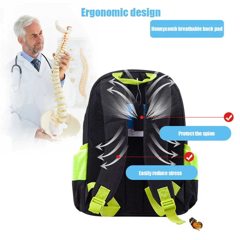 Дисней мультфильм Микки Маус рюкзак мальчики и девочки сумка От 5 до 8 лет