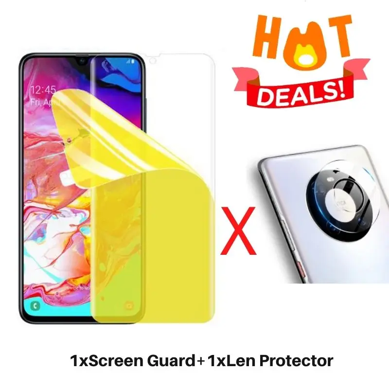 ТПУ Гидрогелевая пленка для Huawei Mate 30 40 Pro хорошая сенсорная Чувствительная мягкая