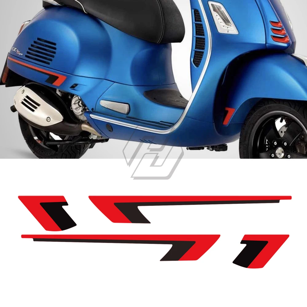 Motorcycle Decal Graphic Kit Case for Vespa GTS 300 Super Sport 2019 2020 HPE Stickers