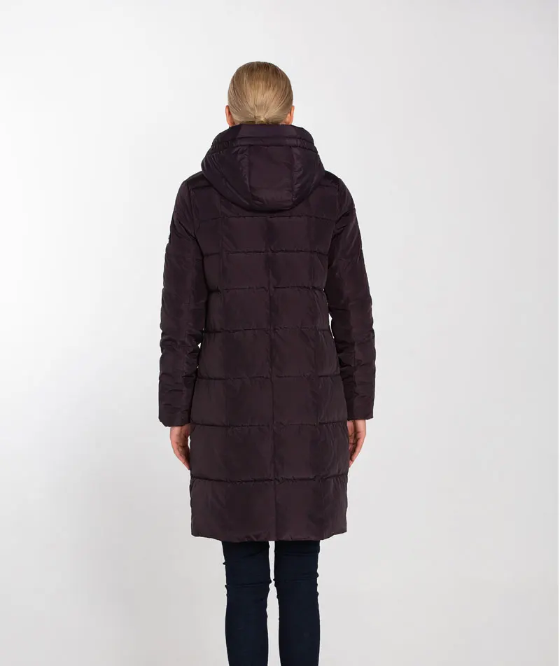 MODERN NEW SAGA Winter Long Coat Women Hooded Warm Long Jacket Women Winter Parka Ladies Coats Overcoat Woman Winter Coat