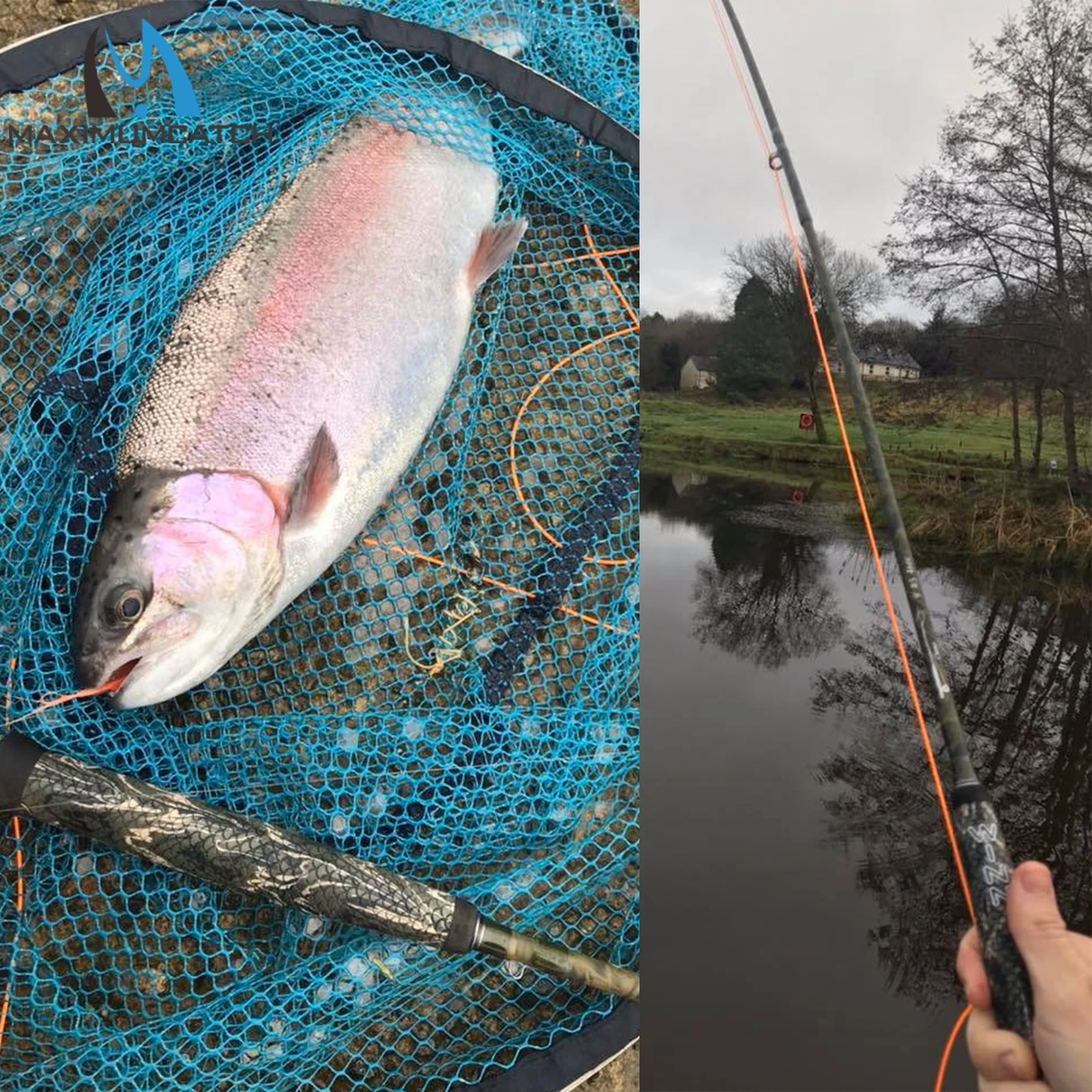 Удочка Maximumcatch Travel 4/7 секция для ловли нахлыстом IM10/36T SK углеродное волокно быстрая