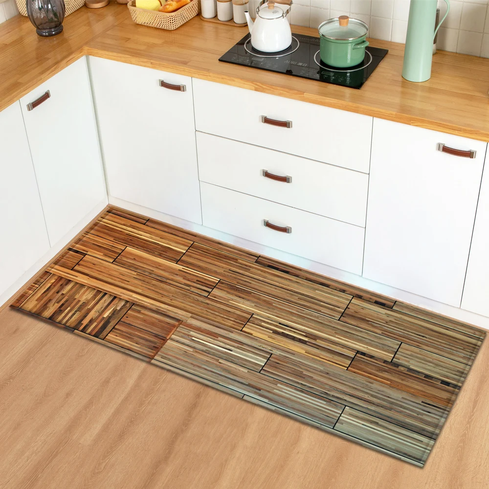 Коврик деревянный противоскользящий для кухни прихожей балкона спальни | Дом и