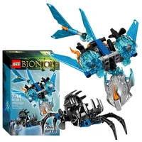 bionicle akida creature of water action figures building block robot toys for kids gift compatible major brand 71302 120pcsset