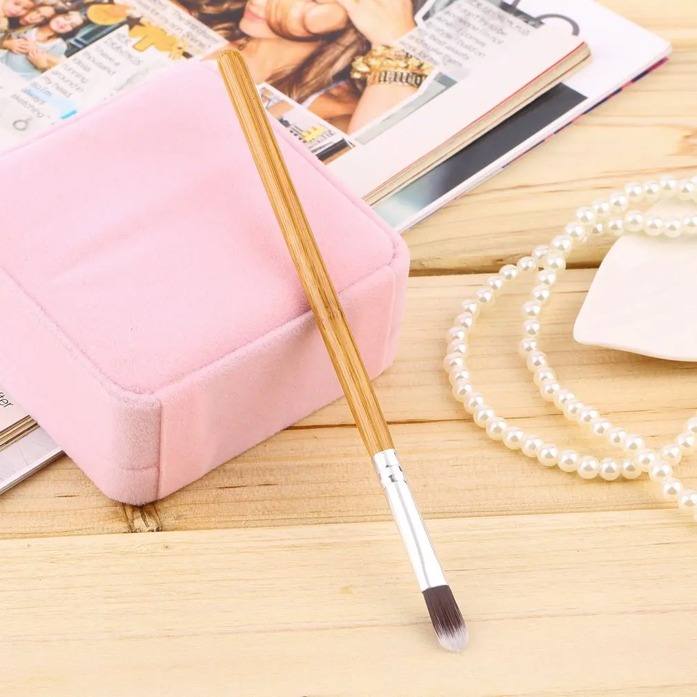 2Pcs High Quality Bamboo Handle Synthetic Fiber Facial Powder Blush Brush Face Concealer Cosmetic Makeup Beauty Tool New | Дом и сад