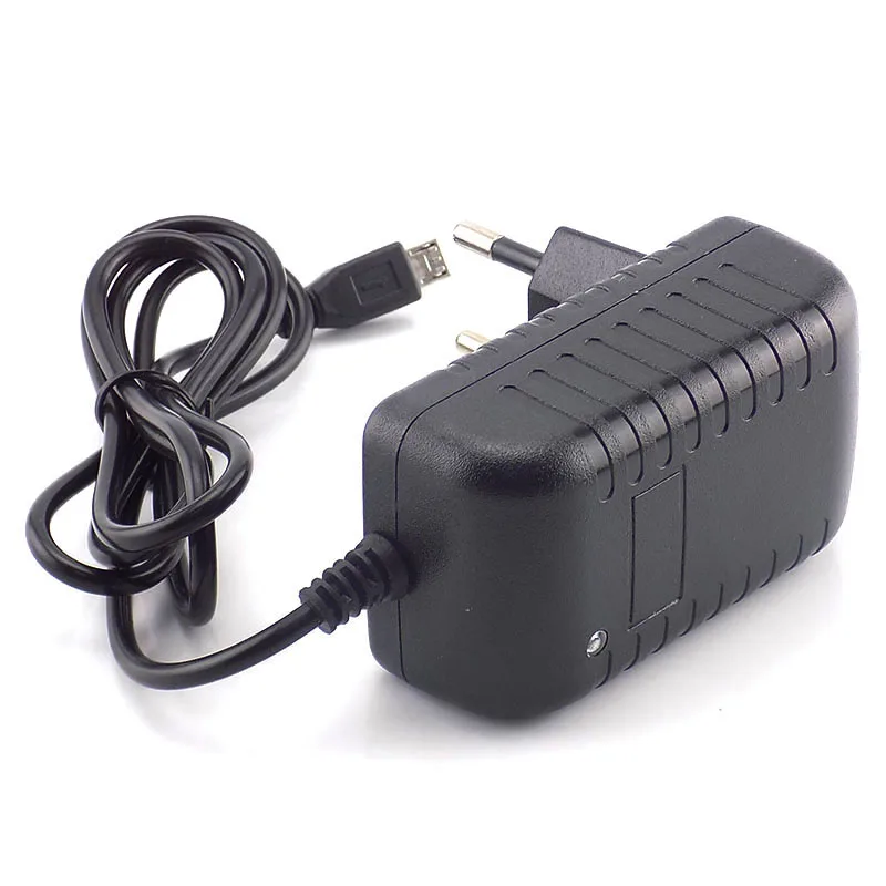 

Micro USB 5V 2A AC DC Power Adapter EU US Plug 100V~240V 2000mA Charger Supply For Raspberry Pi Zero Tablet PC