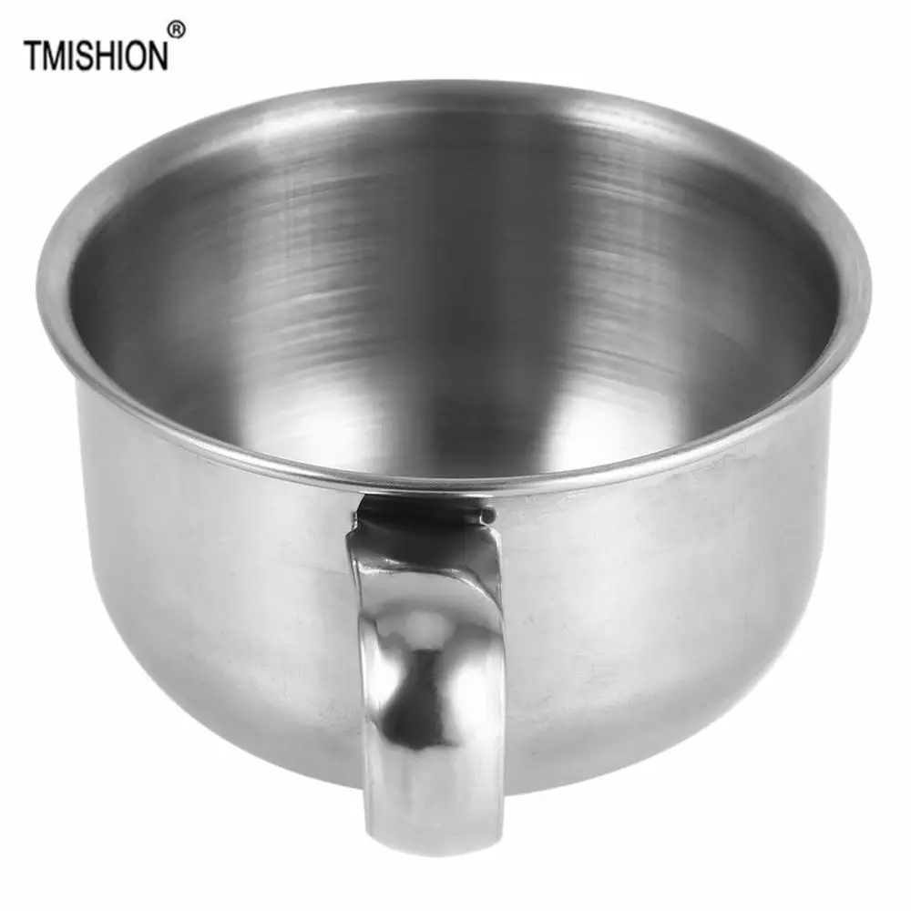 Чаша для бритья из нержавеющей стали чашка бритва контроллер Парикмахерская