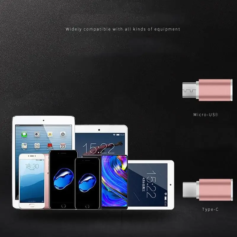 2 в 1 USB кабель Тип C Micro Быстрый зарядный Многофункциональный нейлоновая оплетка