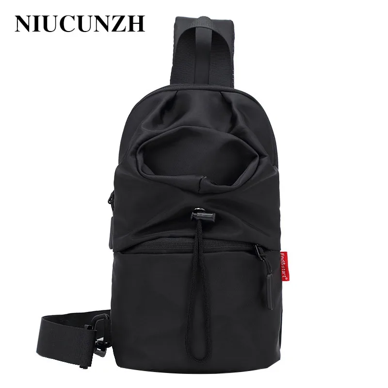 Нагрудная сумка NIUCUNZH для мужчин нейлоновая мужская на плечо подходит Ipad 7 9 дюйма