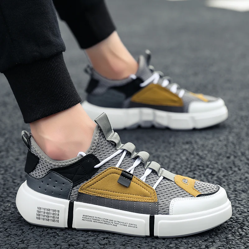 Горячая Распродажа мужских ботинок легкие кроссовки Дышащие слипоны