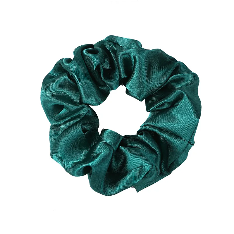 

women's Satin hairband popular high elastic headdress wholesale 50pcs a lot free shipping scrunchies hair ties