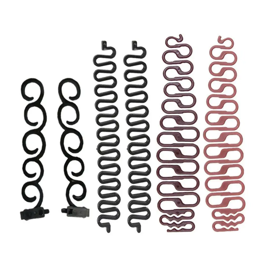 

1pcs fashion women braid braids twist hair style tool dropshipping hair hook maker bun roller accessories braider C3O2