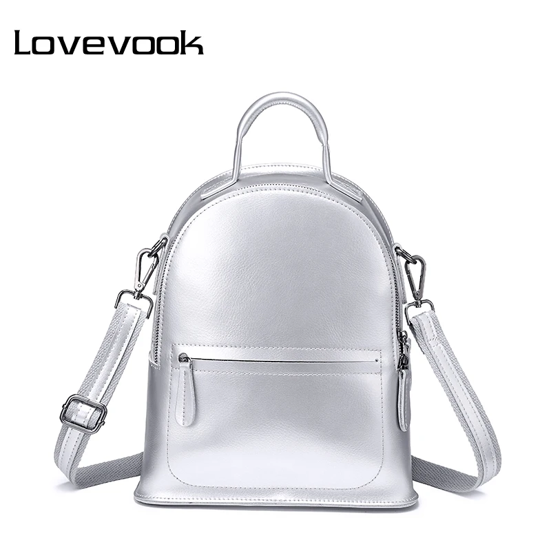 Женский лакированный рюкзак Lovevook, кожаная сумка через плечо с короткими ручками для дамы, маленькие школьные портфели для девочек подростков, рюкзак со съемным плечевым ремнем для лета