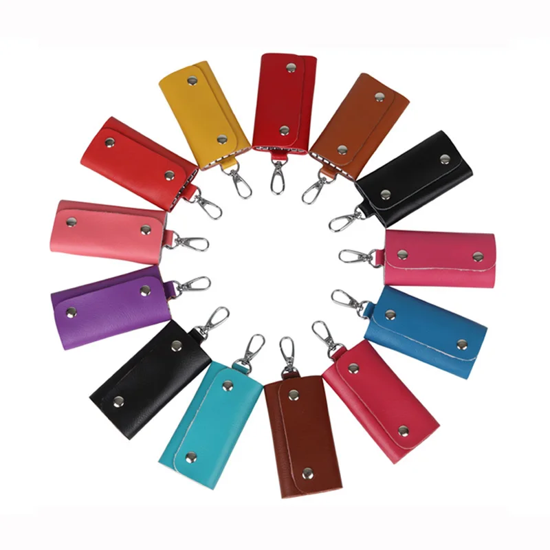 Большая промоакция модные кошельки для ключей из натуральной бычьей кожи сумка 6