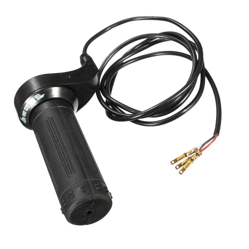 

24 36 48 Volt Twist Throttle Control For Electric Bike with Rubber Hand Grips