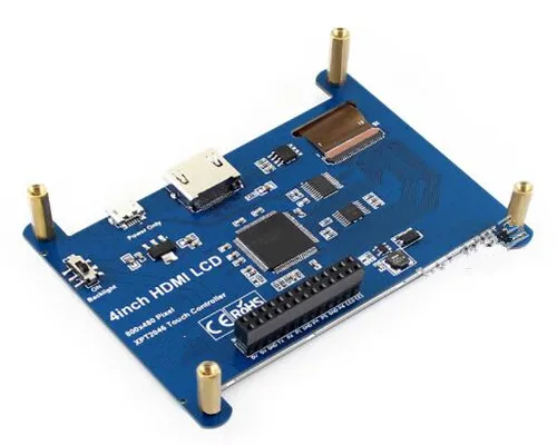 IPS 4 0 дюймов SPI HDMI TFT LCD резистивный сенсорный экран XPT2046 контроллер 800*480 для Raspberry