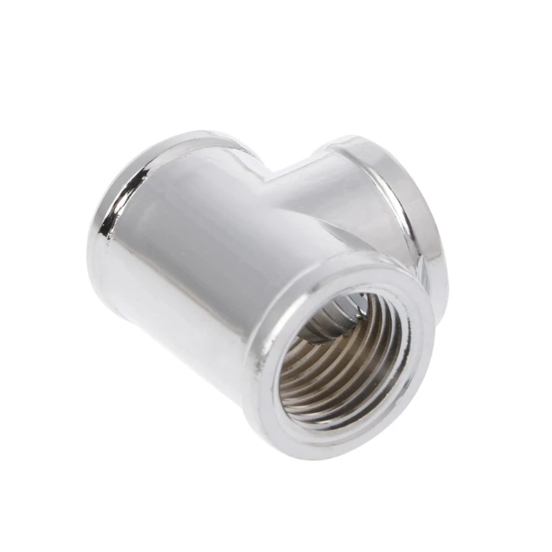 

C5AB T-Shape G1/4" Thread 3-Way Inner Teeth Connector Computer Water Cooling Fitting