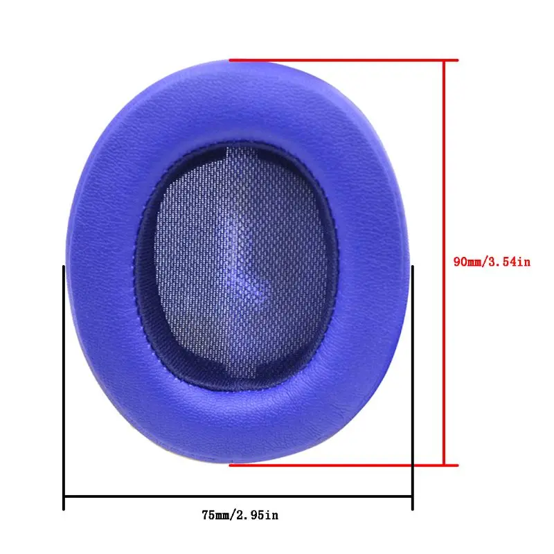 

1Pair Soft Foam Ear Cushion Leather Earpads for J-B-L E55BT Wireless Headset