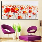 Алмазная мозаика, картина из квадратных и круглых страз 5d, вышивка крестиком, красный цветок, стразы, Мак