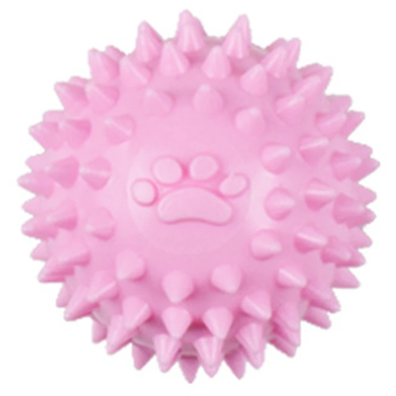 6CM Dog Chewing Toy Spike Teething Bouncy Ball for Aggressive Chewer Training Toys Interactive Playing | Дом и сад