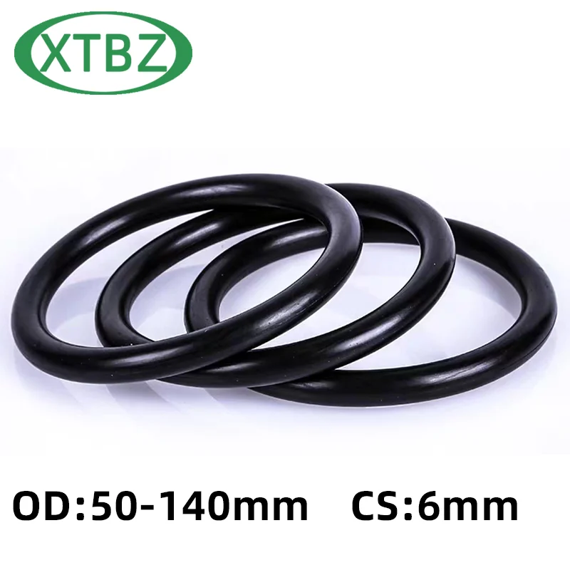 Уплотнительное кольцо CS 6 мм OD50 140mm NBR резиновое сальник Автомобильная