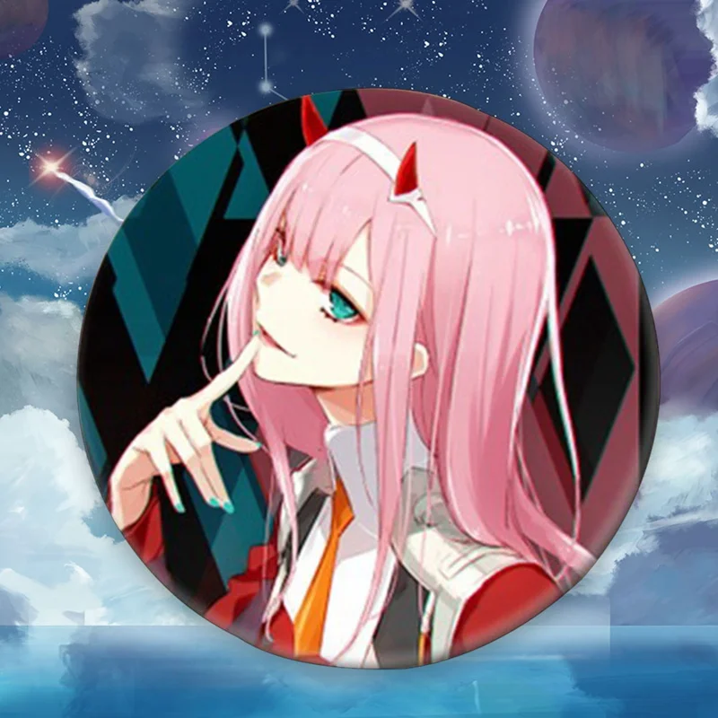 Новинка 1 шт. аниме DARLING в FRANXX значок косплея мультфильм ноль два симпатичная брошь, булавки пакеты для сбора Значки для рюкзаков