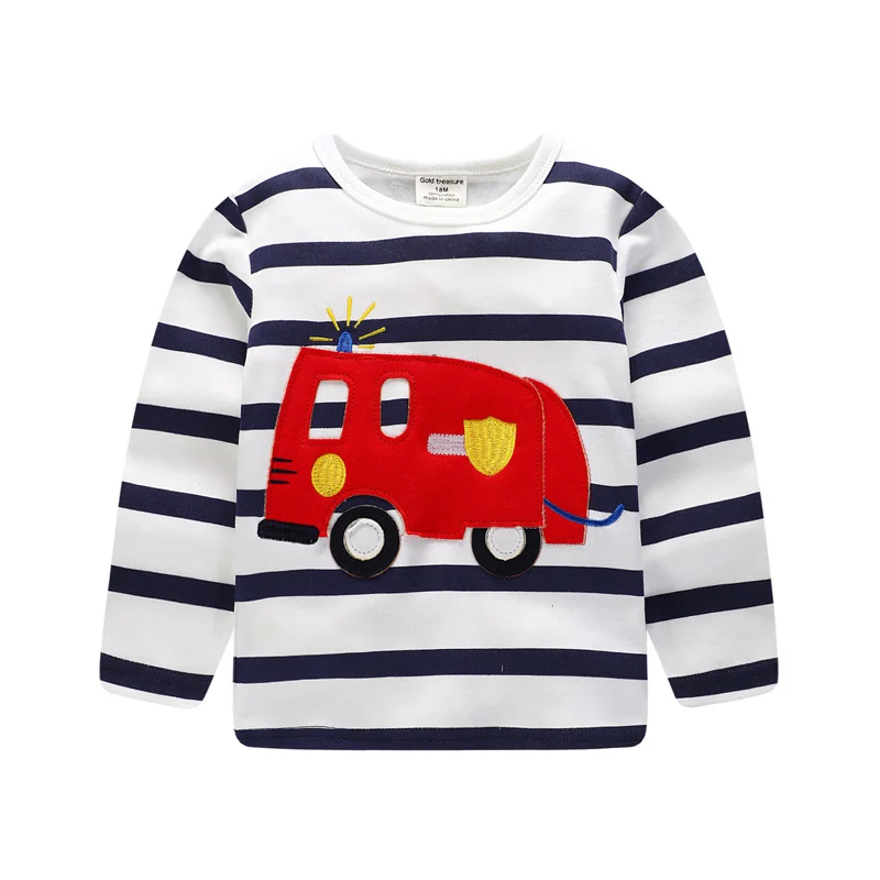 Хлопковая футболка для мальчиков на возраст 24-7 лет