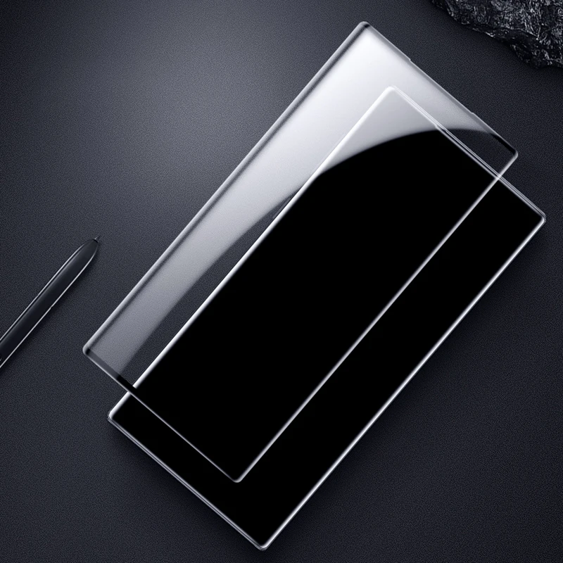 УФ закаленное стекло для Samsung Galaxy Note 9 8 S9 S8 S7 Edge 5D полное жидкое клеевое Защитное
