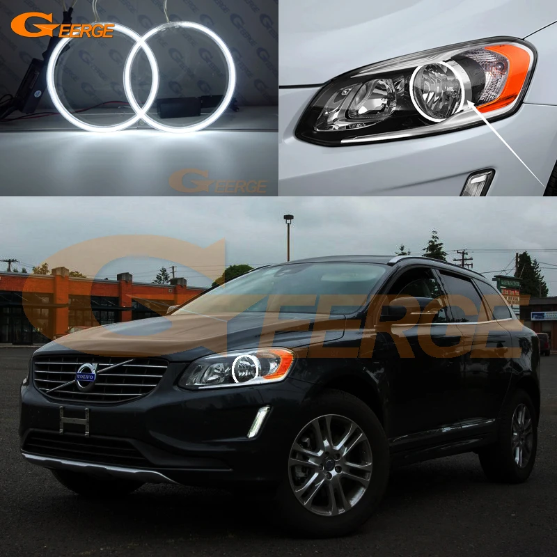 Для VOLVO XC60 2014 2015 2016 2017 лицевая сторона галогенная фара отличная ультра яркая CCFL