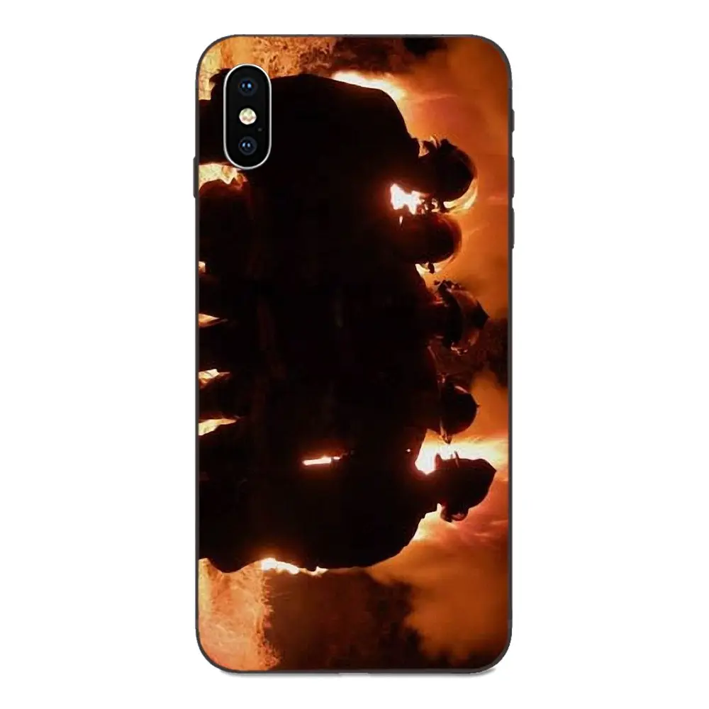 Мягкий защитный чехол из ТПУ для Apple iPhone 4 4S 5 5S SE 6 6S 7 8 Plus X XS Max XR пожарный | Мобильные