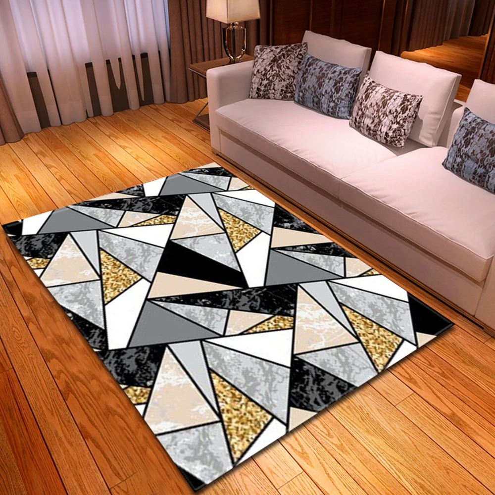

Bedroom Bedside Decoration Large Carpet 3D Printed Pattern Living Room Rug Children Hallway Balcony Bathroom Anti-Slip Floor Mat