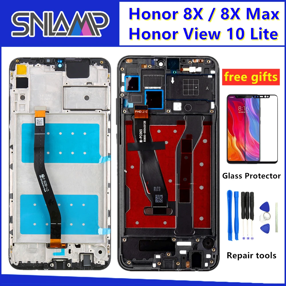 Оригинальный ЖК дисплей для huawei Honor 8X сенсорный экран рамка дигитайзера MAX AL00/View 10
