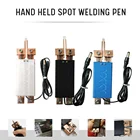 Ручной DIY встроенный Тип точечной сварки ручка Автоматический триггер машина сварного шва для 18650 Аккумуляторная машина для точечной сварки аксессуары