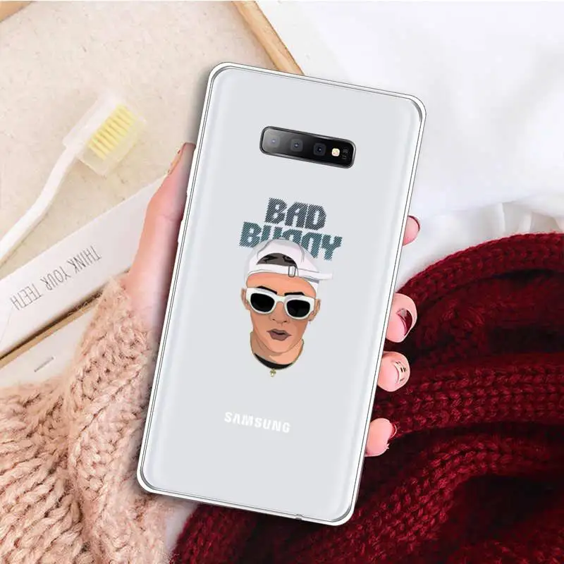 

yo perreo sola stickers Phone Case Transparent for samsung A 21s 50 71 S 8 9 20 20fe note 10 20 ultra plus