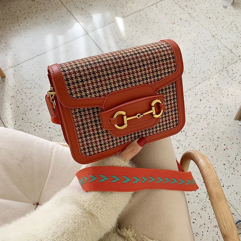 Шерстяные женские сумки через плечо роскошные брендовые дизайнерские маленькие