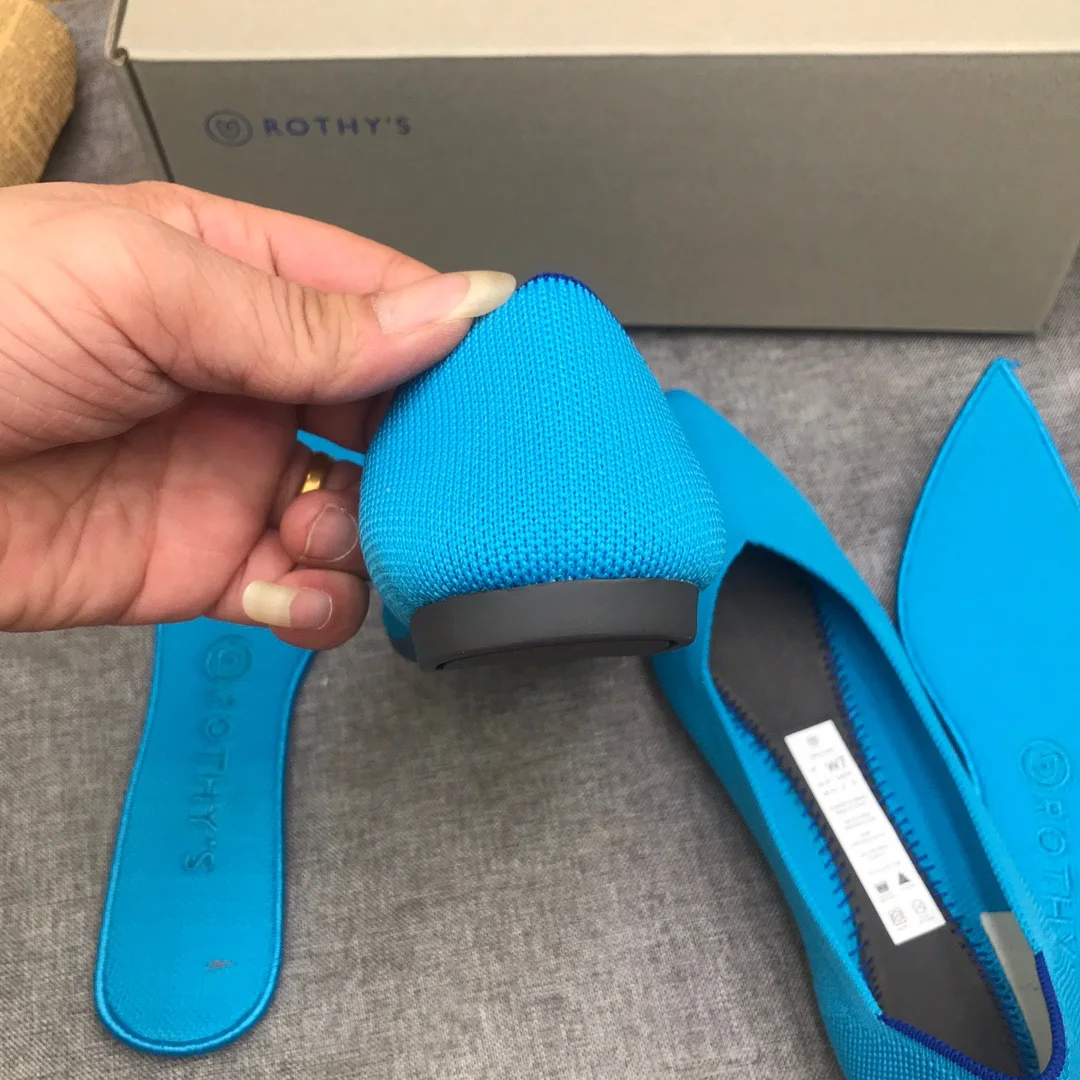 

American Brand Ms's Shoes Lightweight Women Flat Shoes Breathable Comfortable All-Match Ladies Pointed Shoes US5~9