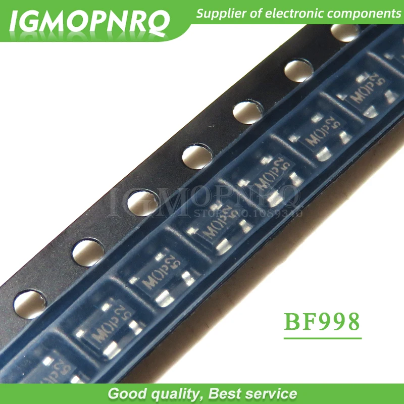 

10PCS BF998 235 12V 30MA SOT143 high frequency field effect transistor New Original Free Shipping