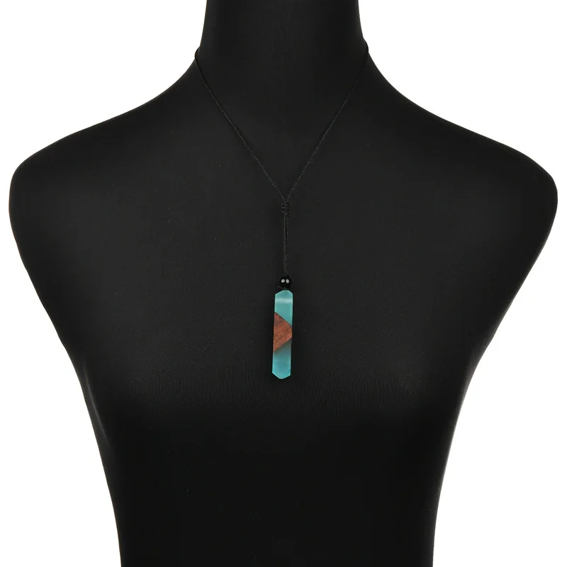 Новые плетеные веревки цепи ручной работы Дерево сращивания кулон ожерелье для