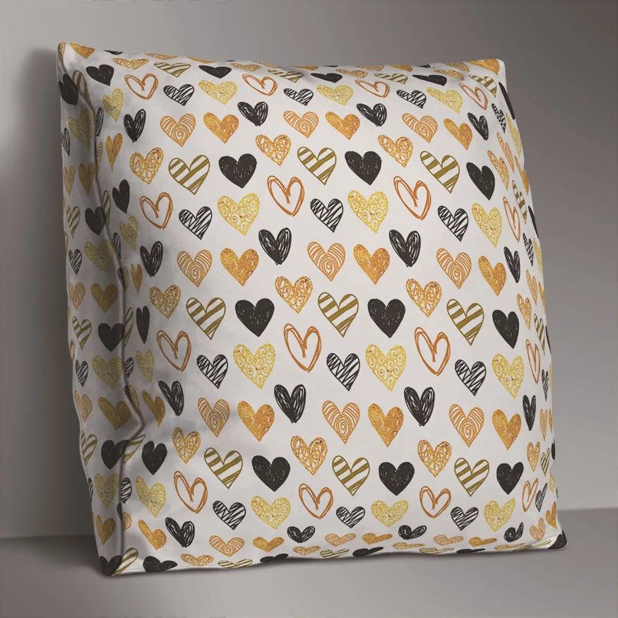 

Милый двухсторонний декоративный чехол из полиэстера для дивана, мягкая декоративная подушка 45x45 см, домашний декор