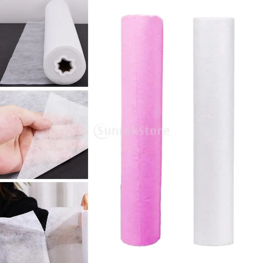 

50pcs/roll Massage Bed Sheets Disposable Table Covers Non-Woven Headrest Paper Salon Massage Bed Sheets Massage Mattress Sheet