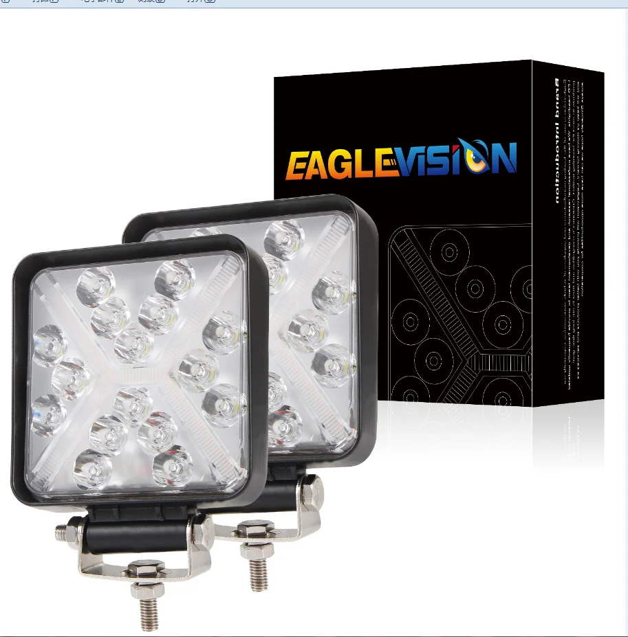 1/2 шт. передние противотуманные фары для внедорожников|Световая рейка/рабочее