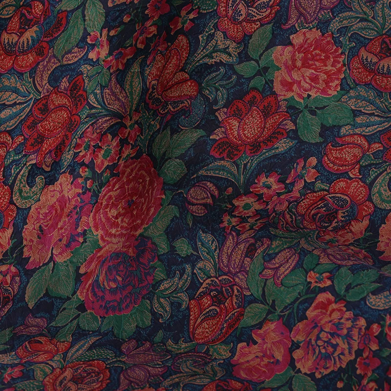 Новинка весна-лето 18 шелковая ткань из 100% шелка для женщин платье газовая Guangdong